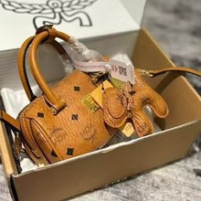 【高品质】MC家经典迷你波士顿女包手提包单肩斜挎包通勤包枕头包