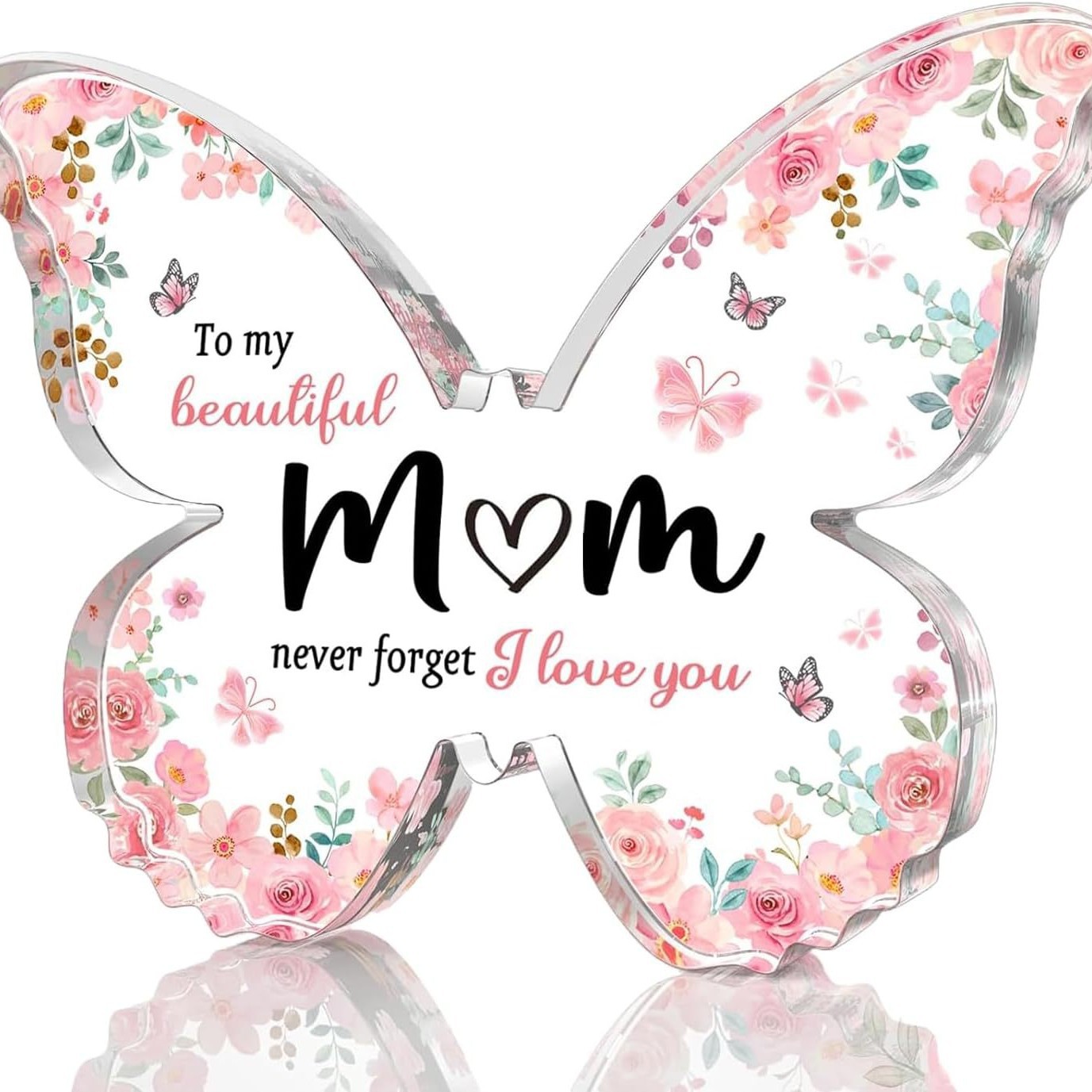 2025年亚克力蝴蝶摆件送给家人朋友生日礼物居家办公桌面摆件