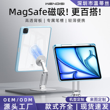 适用苹果2025ipad11代11/10代保护套磁吸拆分10.2透明壳支架Pro11