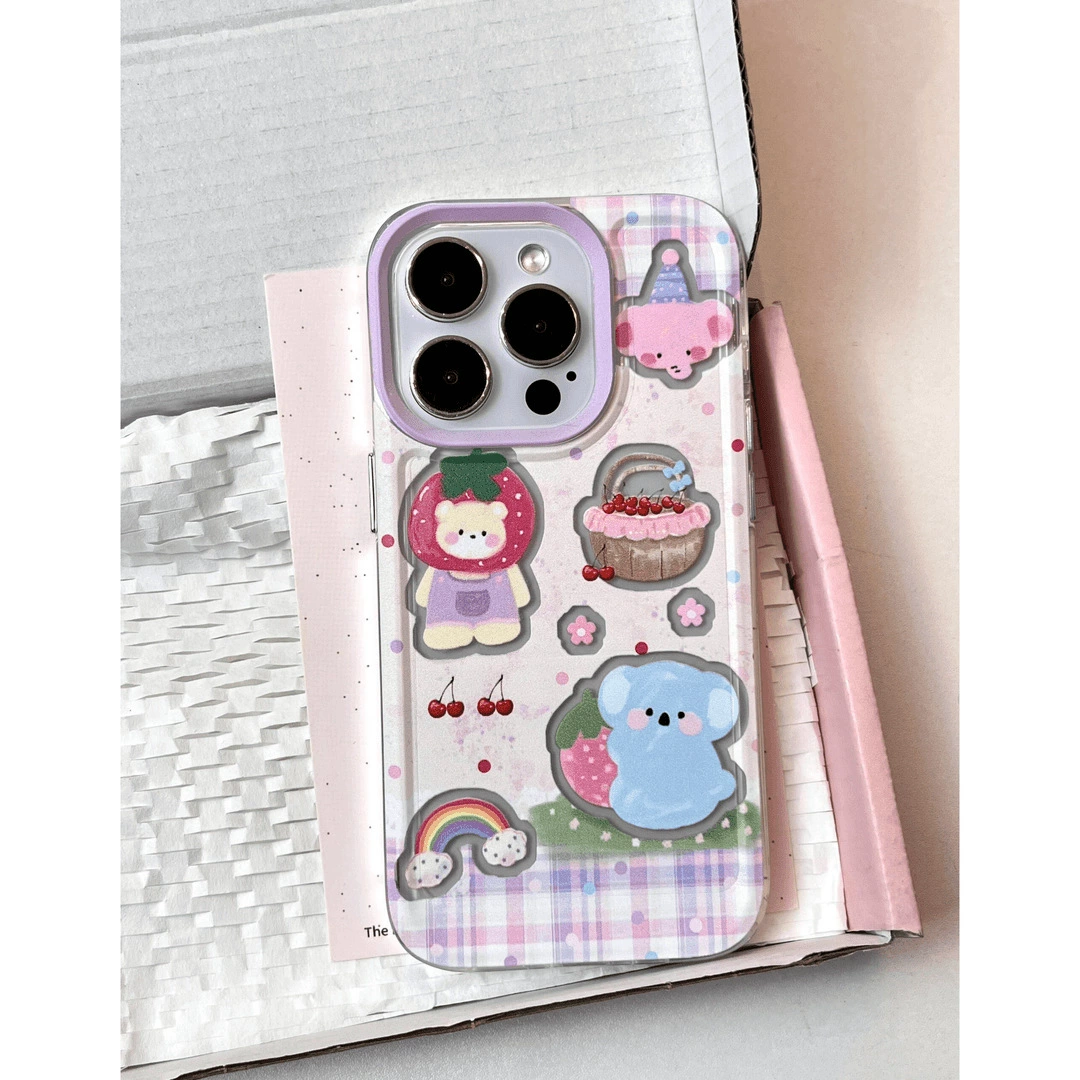 Совместимый чехол для Apple, милый iPhone14, 15 Pro Max