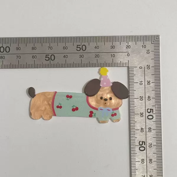 Running type [cherry puppy in green clothes]