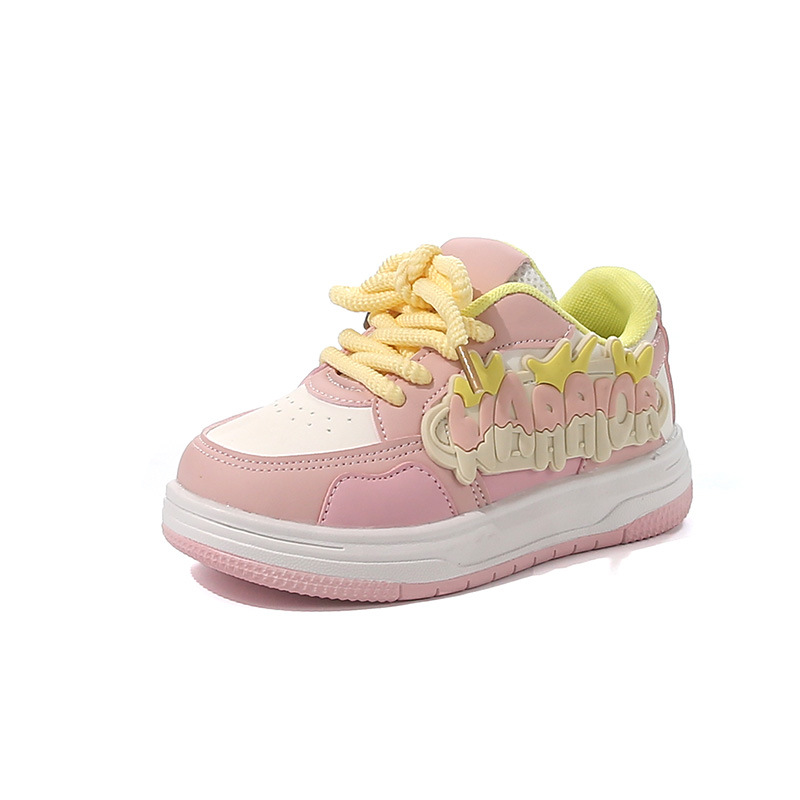 Zapatos de patina de dopamina de niñas 2025 primavera y otoño nuevos niños versátiles estudiantes zapatos casuales de niñas zapatillas respirables