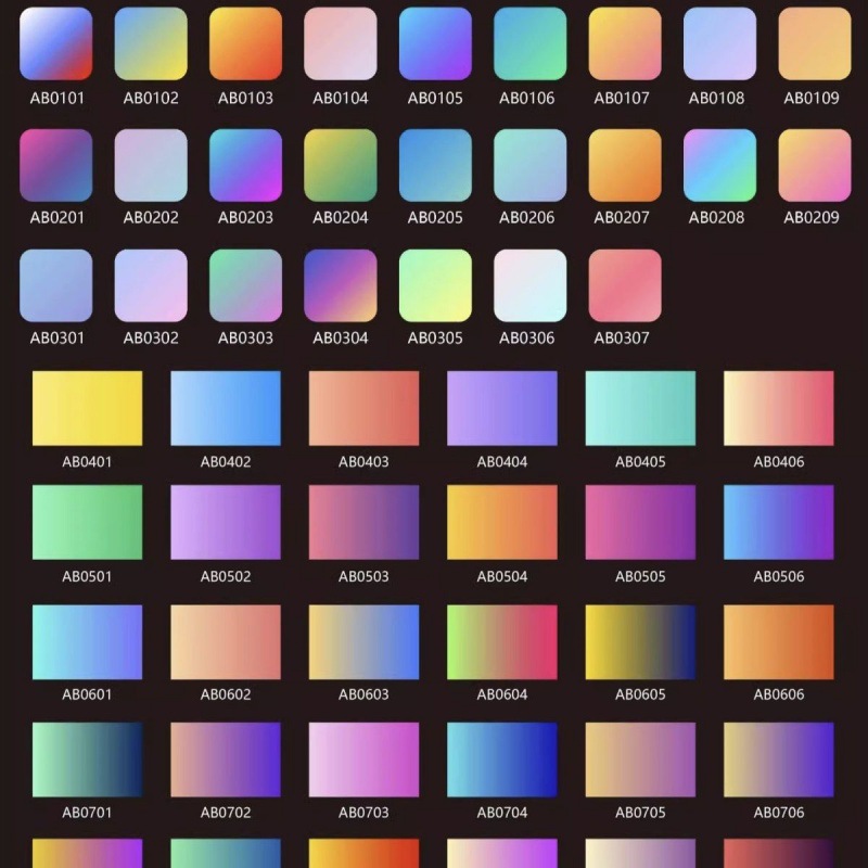 渐变色亚克力板炫彩板石头纹条纹UV彩色半透明玻璃砖隔断板