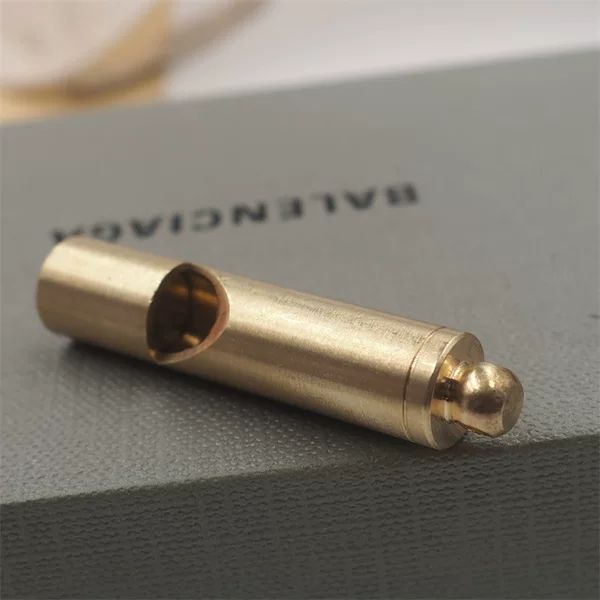 Brass Whistle Outdoor Children Survival Training Whistle Pure Copper Vintage Keychain Pendant