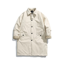 2024冬季新款男日系户外中长款Cityboy立领棉衣棉服外套风衣MA42