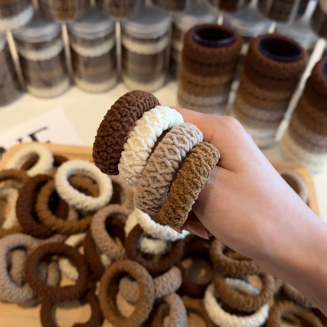 Diadema sin costuras tocado accesorios para el cabello banda para el cabello estilo coreano femenino Cola de Caballo corbata pelo no duele banda de goma elástica pelo cuerda al por mayor