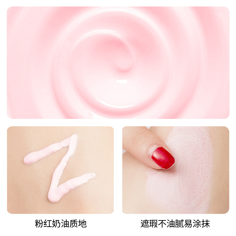 Fanzhen aislamiento maquillaje frente leche ligero transpirable maquillaje desnudo corrector natural no graso maquillaje frente aislamiento crema maquillaje al por mayor