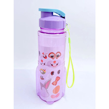 便携可爱水壶学生塑料杯子 冷水儿童水杯上学专用 夏天男孩女孩杯