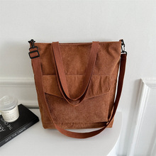 冬季新款韩版手提包2023超大容量单肩斜挎包包女纯色时尚托特包女