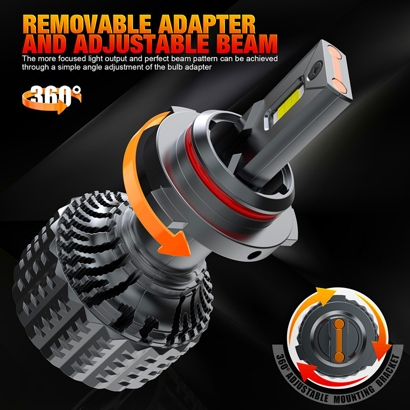 Nuevo producto de alta potencia V20 - 9006LED faro de automóvil H1, H3, H7, H11, 9012