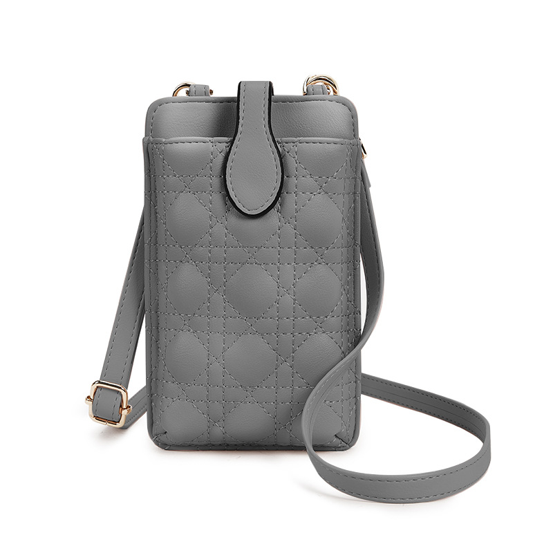 Mini bolso pequeño 2024 verano nuevo universal portátil Japón y Corea del Sur hilo bordado mujer mensajero cuello colgante bolso monedero