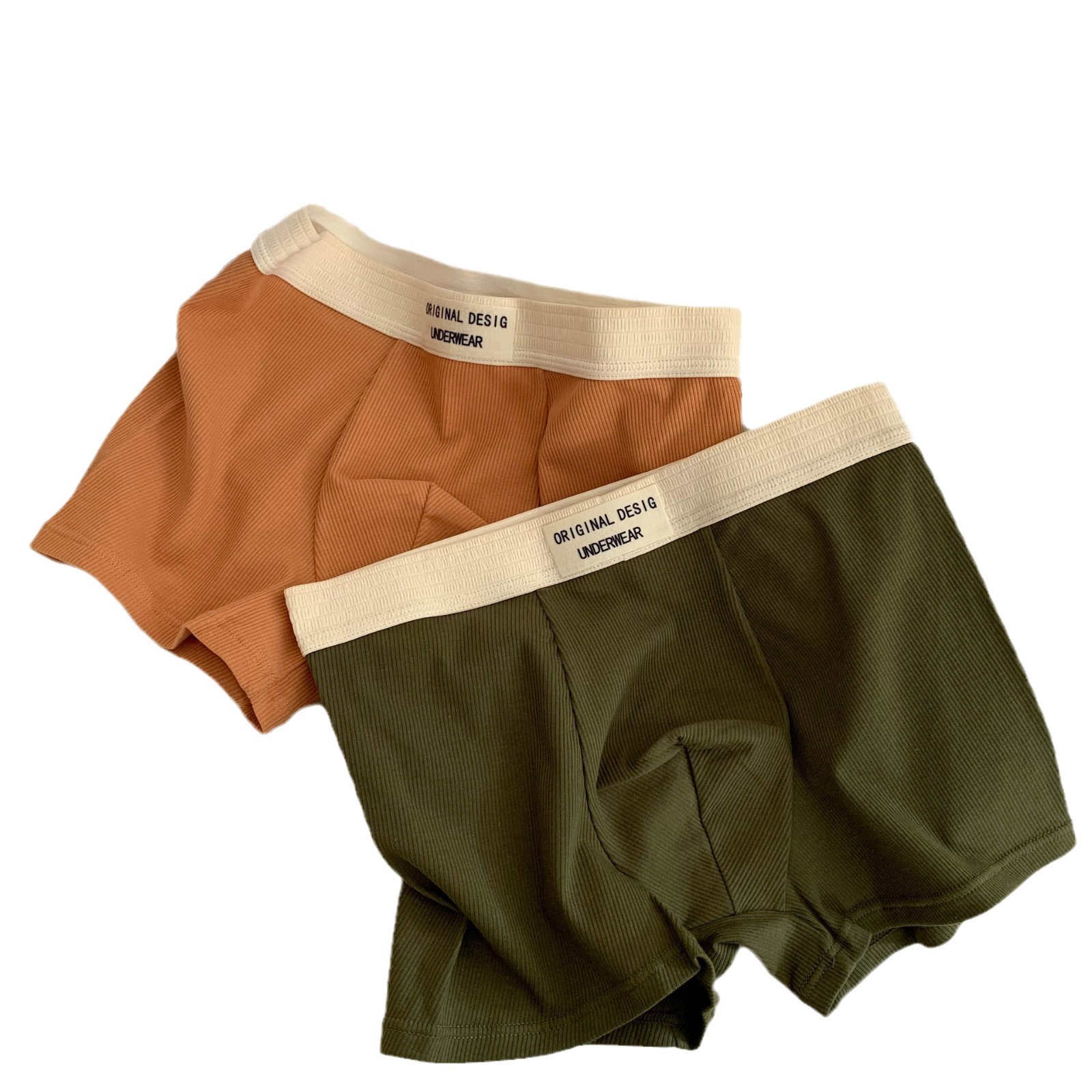 5A grado antibacteriano ropa interior de los hombres ropa interior de algodón puro antibacteriano entrepierna suelta cómoda transpirable hombres boxeadores pareja estilo