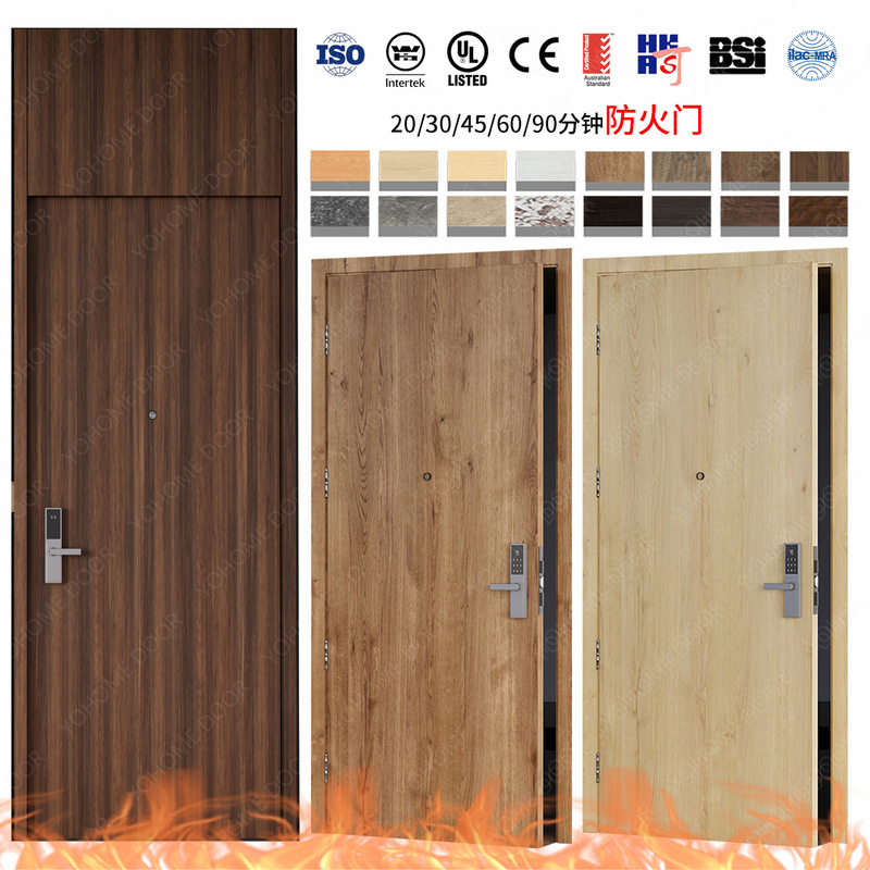 Foshan Youjia Cross-Border Specializes in American Standard Ul Fire Protection Certificate Hpl Fireproof Wooden Door Simple Hotel Apartment Fireproof Door Foshan Youjia Cross-Border Specializes in American Standard Ul Fire Protection Certificate Hpl Fireproof Wooden Door Simple Hotel Apartment Fireproof Door
