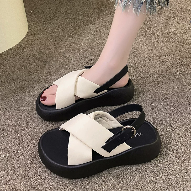 Summer sandals, slippers, 2023 years, soft sole