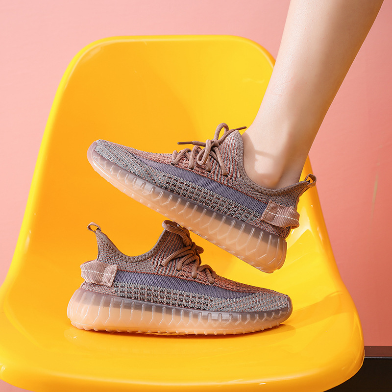 Popcorn zapatos de coco de fondo suave muy popular transpirable zapatos de correr para las mujeres primavera nueva zapatilla casual Mujer