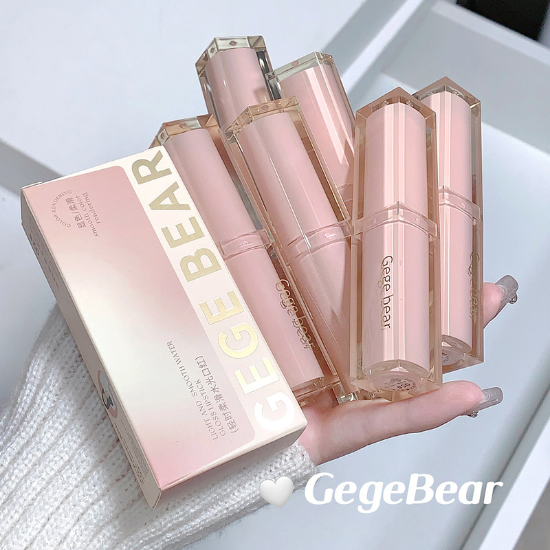 Gege ベア ライト スムース ウォーター グロス リップスティック 保湿と保湿 カラー ミラー ウォーター グロス リップスティック 化粧品 ビューティー メイクアップ|undefined