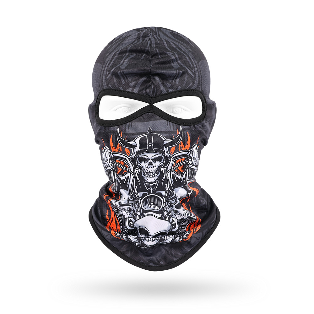 Motocicleta bicicleta equipo sudor absorbente transpirable cráneo cubierta deportes al aire libre collar ciclismo pesca máscara de protección solar