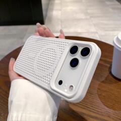 iPhone17ProMax対応 磁気吸着式放熱スマホケース Apple16Pro通気性15落下防止14保護カバー