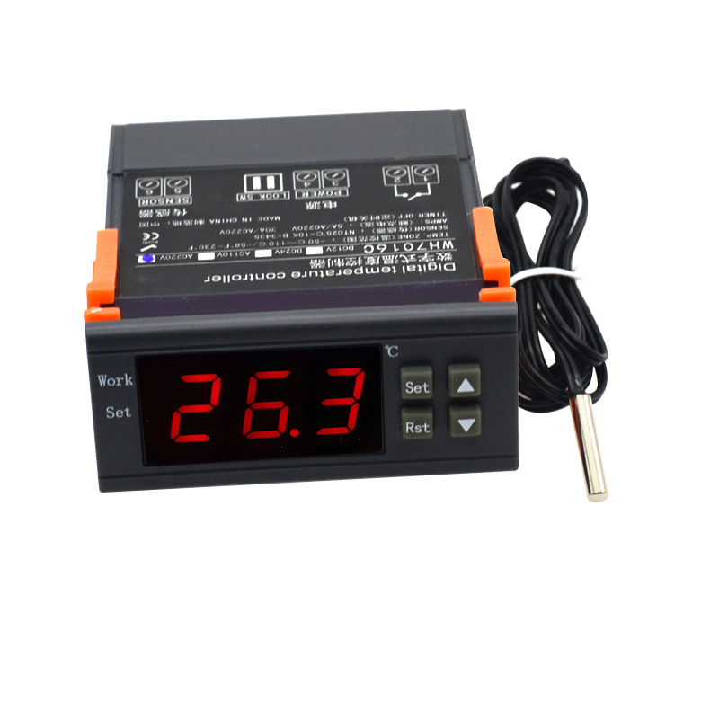 W7016C digital display thermostat freezer temperature controller incubator temperature control switch aquarium thermostat W7016C digital display thermostat freezer temperature controller incubator temperature control switch aquarium thermostat