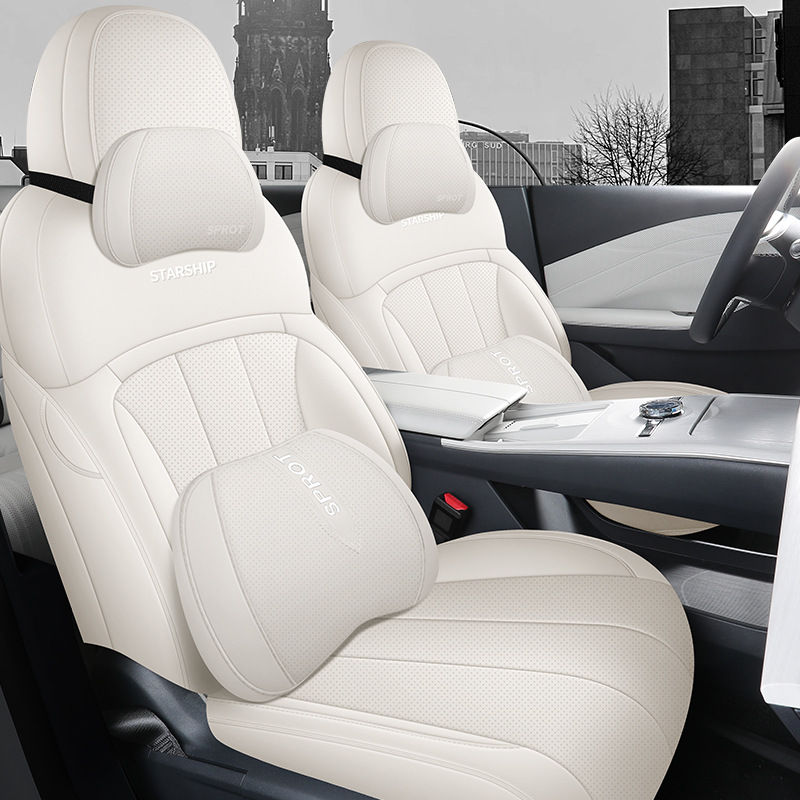 for Geely Galaxy: Geely Modelə uyğun (Original) oturacaq örtükləri - white-7