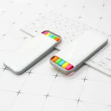 组合套装五支装荧光笔彩色盒装5色荧光五合一记号荧光笔印刷图案