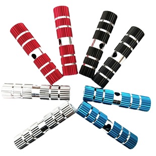 Bicycle bazooka/mountain bike round foot post aluminum 100mm long solid rear axle pedal riding equipment