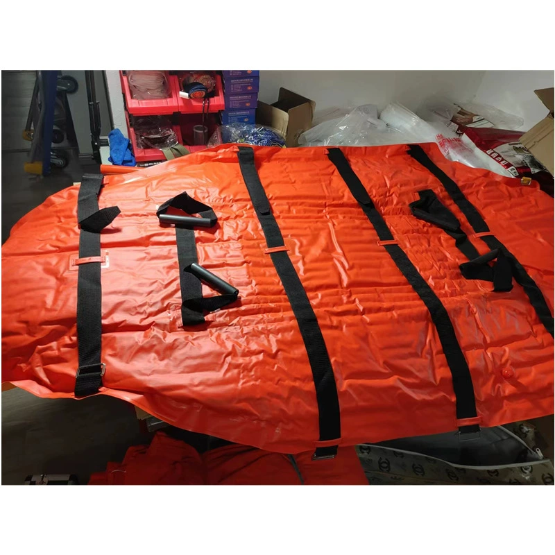 Спасательный надувной носилки из огнестойкого материала Надувные носилки с отрицательным давлением. Подкладка из высокопрочных ионных носилок с отрицательным давлением.