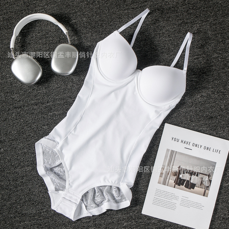 Cross-Border Shapewear Bodysuit for Women Postpartum Tummy Control Waist Shaping Bra with Breast Support and Gathering Effect