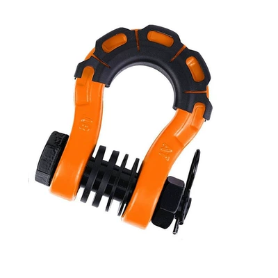 Trailer rope/net/strap Vehicle Rescue Bow-Shaped Front Bumper - orange-single-box