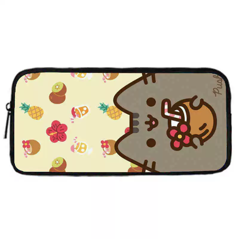 Рюкзак учебный Pusheen Fat Jimao с принтом периферийного типа, через стекло, зарубежная торговля, школьный рюкзак