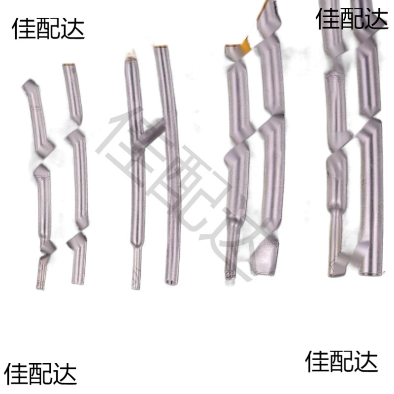 鞋带头封口包头塑料透明夹头发保护管热收缩管固定活口戒指热缩管