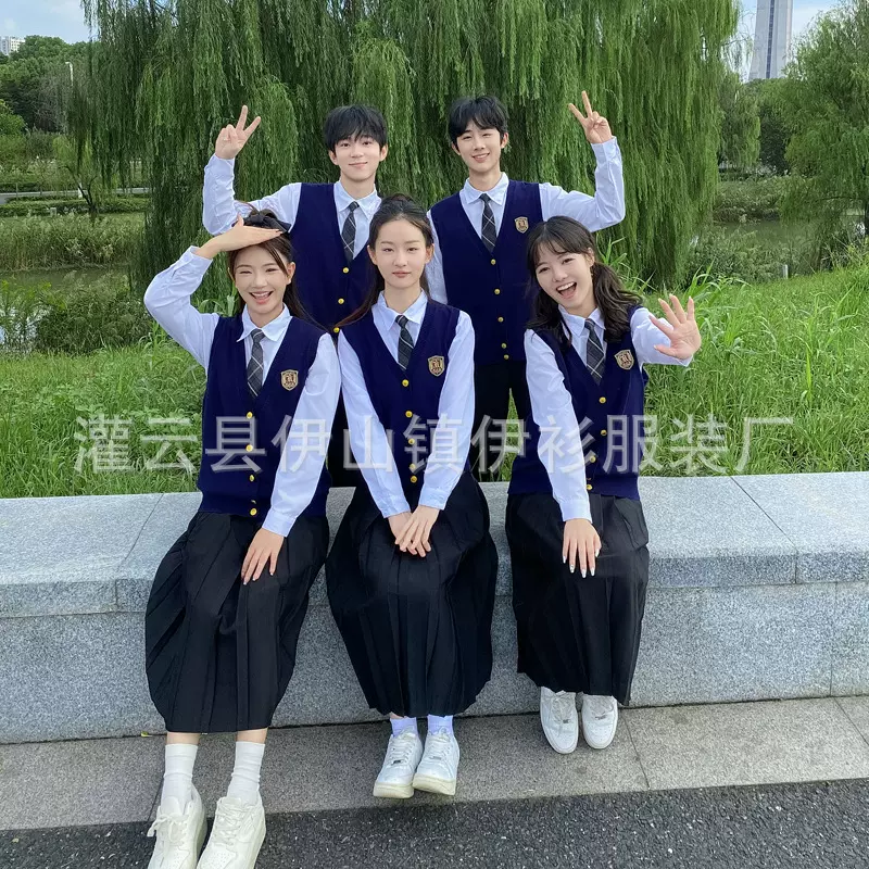 班服高中生合唱朗诵初中学生校服套装制服JK穿搭水手服校园风