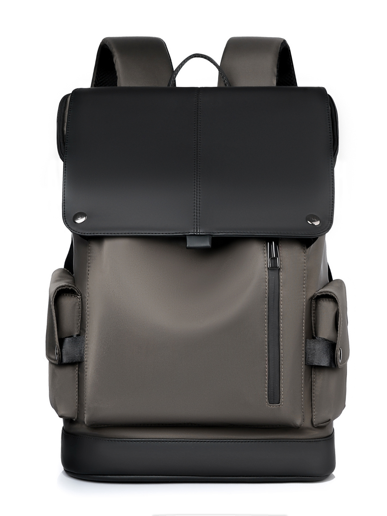 New Cross-border Business Backpack For Men, Functional Work Bag, Trendy PU Leather Large-capacity Travel Laptop Bag_voghion.com