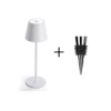 White-round bottom + pointed accessories
