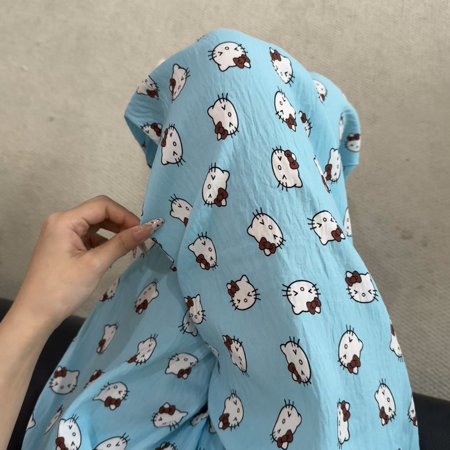 Primavera y verano · Pantalones de pijama casuales para mujeres pantalones a prueba de mosquitos rojos en línea 2025 nuevos pantalones caseros para llevar