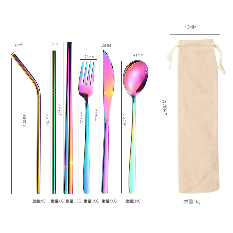 컬러 세트 + 살구색 가방