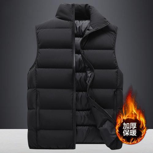 코튼다운조끼-블랙