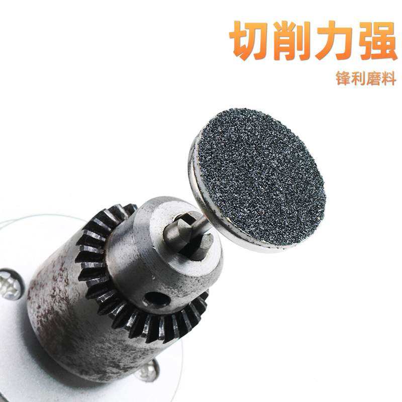 (2개) 새로운 제품 발 연삭 모래 디스크 둥근 베어링 발 연삭 장치를 제거하여 죽은 피부 굳은 살을 닦는 모래 디스크 베어링 연삭 공구