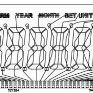 DL5560: 8/12位英文讲话计算器芯片，时分秒，闹铃