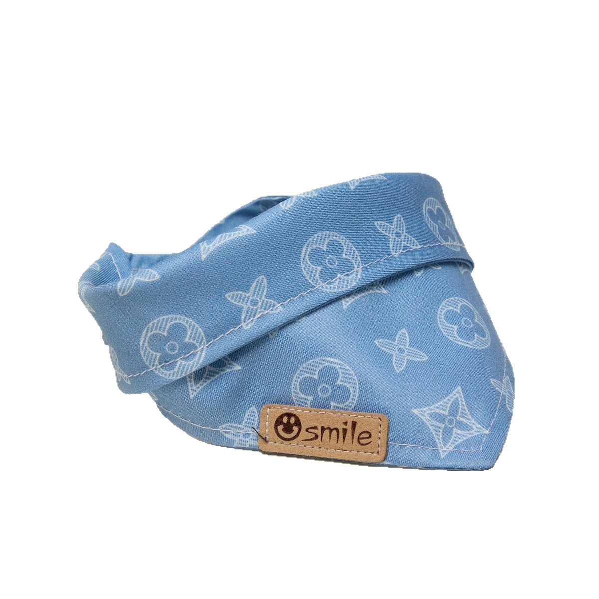 Toalla de saliva para mascotas, bufanda fina de verano, babero para cachorros, Teddy Bichon, accesorios Corgi, marca de moda, bufanda triangular para perros grandes