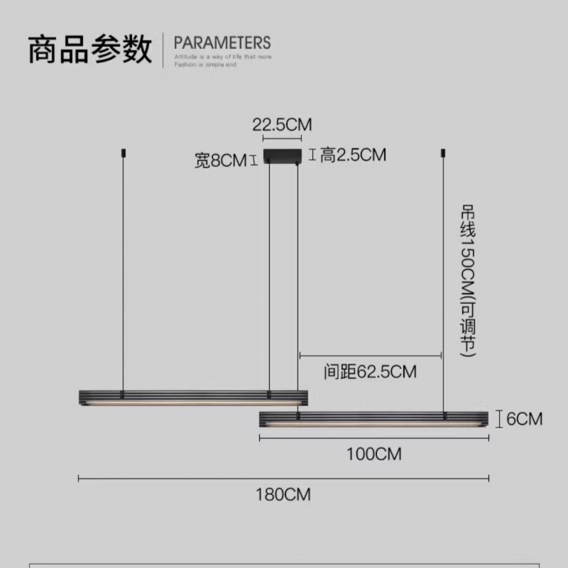 Obsidiano negro L180CM tricolor variable