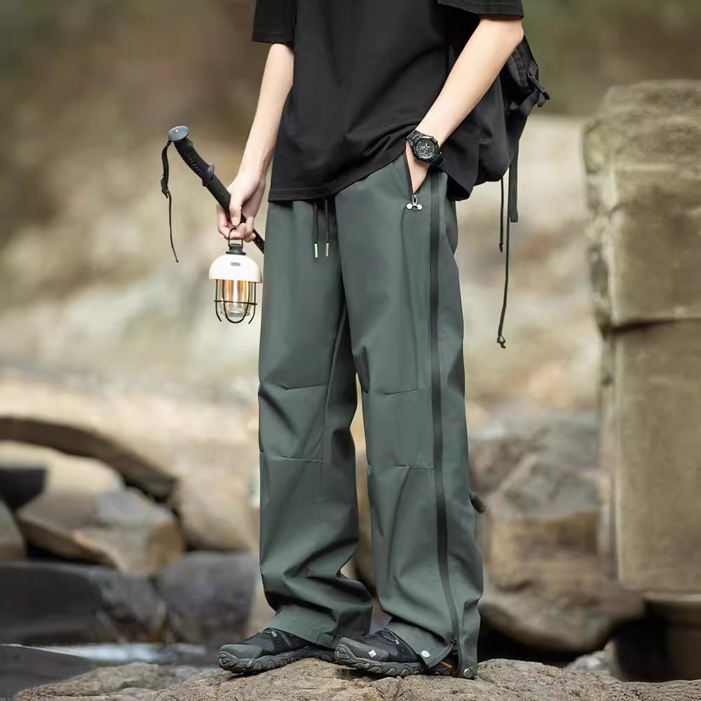 IZEXX marca de moda verano montaña al aire libre tres pantalones de asalto impermeables de secado rápido viajes deportes pantalones de ocio hombres