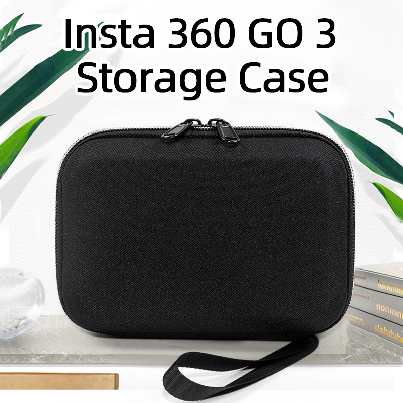 Adecuado para Insta 360 go3 deportes bolsa de la cámara portátil resistente a la presión accesorios bolsa de almacenamiento de mano PTZ bolsa