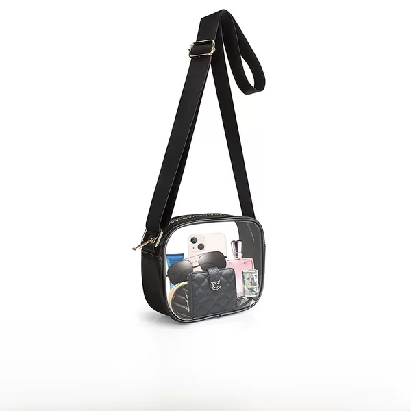 Amazon Transparent PVC Satchel Outdoor Travel Gymnasium Concert Security Backpack Waterproof Change Storage Bag