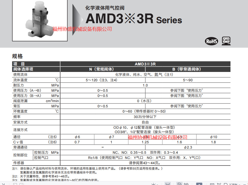 MMD20-10BUS-8，MMD302-10BUP-8-U全  新药液阀