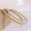 Steel bracelet drop-shaped