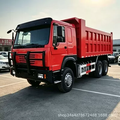 Cross-Border Trade: Sinotruk Rear-Dump Dump Truck, 6X4 Dump Truck, Howo Rear-Eight-Wheel Dump Truck, Soil Dump Truck (Yük maşınları)