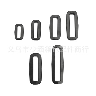 Factory Direct Supply 20 ~ 51mm plastic luggage ribbon adjustable connection buckle mouth buckle two-gear buckle arc square buckle
