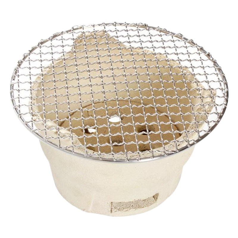 Al aire libre barbacoa estufa de interior al aire libre estufa de borde comercial olla caliente estufa de carbón barbacoa estufa de barro Parrilla de acero inoxidable red