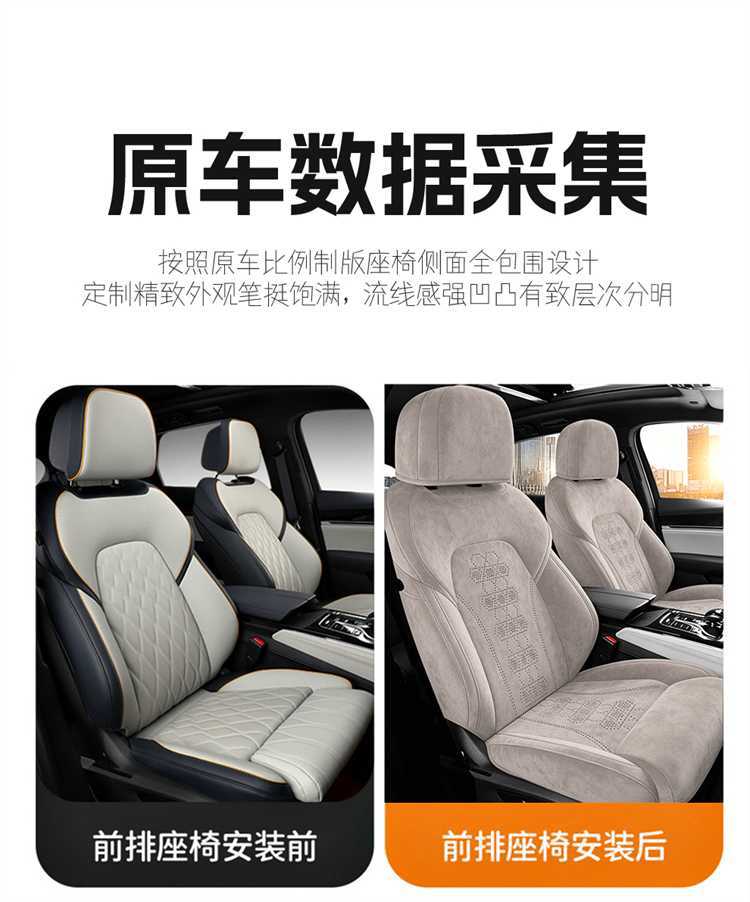 26 Byd Tang Seat Cover Set, Full Surround Dmi Seat Cover, Breathable, Four-Season Use, Rams Car Accessories, Seat Cushion